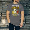 Introverts Unite Introvert Antisocial Anti Social Unisex Jersey T-Shirt Introverts Unite Introvert Antisocial Anti Social Unisex Jersey T-Shirt