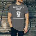 Introverts Unite Separately In Your Own Homes Sarcasm Unisex Jersey T-Shirt Introverts Unite Separately In Your Own Homes Sarcasm Unisex Jersey T-Shirt