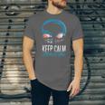 Keep Calm Earthlings Are Strange Alien Introvert Unisex Jersey T-Shirt