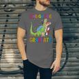 Kids 2nd Grade Graduate Dinosaur Trex 2nd Grade Graduation Unisex Jersey T-Shirt