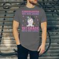 Kids Kindergarten Graduate Unicorn Graduation Unisex Jersey T-Shirt