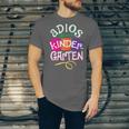 Last Day Of School Adios Kindergarten Graduation Kids Girls Unisex Jersey T-Shirt