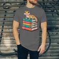 Leopard Gecko Book Lover Reading Unisex Jersey T-Shirt