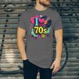 I Love The 70s Vintage Cassette Roller Vinyl Nostalgia 70s Unisex Jersey T-Shirt