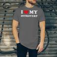 I Love My Introvert I Heart My Introvert Unisex Jersey T-Shirt I Love My Introvert I Heart My Introvert Unisex Jersey T-Shirt