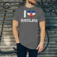 I Love Yugoslavia Proud Yugoslav Nostalgia Saying Unisex Jersey T-Shirt I Love Yugoslavia Proud Yugoslav Nostalgia Saying Unisex Jersey T-Shirt