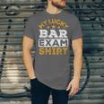 My Lucky Bar Exam Shirt Lawyer Law School Graduation Unisex Jersey T-Shirt