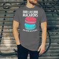 Macaroons Dessert Antisocial Introvert Pastries Food Lover Unisex Jersey T-Shirt