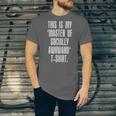 This Is My Master Of Socially Awkward Anti Social Introvert Unisex Jersey T-Shirt This Is My Master Of Socially Awkward Anti Social Introvert Unisex Jersey T-Shirt