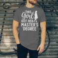 Masters Degree Art For Women Girls Masters Degree Graduation Unisex Jersey T-Shirt