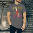 By Any Means Necessary Graduation HBCU Educated Girl Unisex Jersey T-Shirt