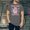 Middle School Level Complete Gaming Graduation Anime Girl Unisex Jersey T-Shirt