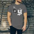 Old School Dad OG Hip Hop Head Vinyl Retro 80s90s Nostalgia Unisex Jersey T-Shirt