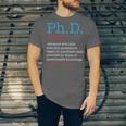 PhD PHD Student Definition Sarcastic Graduation Unisex Jersey T-Shirt