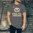 Pixel Art Pet Y2K Retro Vintage Digital Nostalgia Y2K Tech Unisex Jersey T-Shirt