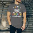 Proud DAD Of A 4th Grade Graduate Graduation 2024 Senior 24 Unisex Jersey T-Shirt