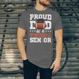 Proud Dad Of a Football Senior 2026 Graduation Unisex Jersey T-Shirt