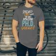 Proud Dad PhD Doctoral Graduation Doctorate Degree EdD PsyD Unisex Jersey T-Shirt