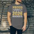 Proud Family Of A 2026 Graduate Shirt Class 2026 Graduation Unisex Jersey T-Shirt