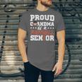 Proud Grandma Of a Football Senior 2026 Graduation Unisex Jersey T-Shirt