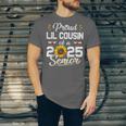 Proud Lil Cousin Of A Class Of 2025 Senior Graduation 2025 Unisex Jersey T-Shirt