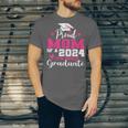 Proud Mom Of 2024 5th Grade Graduate Mother Graduation Unisex Jersey T-Shirt