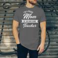 Proud Mom Of An Awesome Teacher Shirt Cute Graduation For Men Women Unisex Jersey T-Shirt
