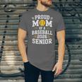 Proud Mom Of Baseball Senior 2026 Graduation Unisex Jersey T-Shirt