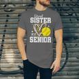 Proud Sister Of A 2026 Senior Softball Graduation Leopard Unisex Jersey T-Shirt