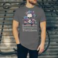 Psychological Thriller Reader Fan Skull Flowers Books Unisex Jersey T-Shirt Psychological Thriller Reader Fan Skull Flowers Books Unisex Jersey T-Shirt
