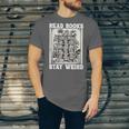 Read Books Stay Weird Introvert Book Lover Book Unisex Jersey T-Shirt Read Books Stay Weird Introvert Book Lover Book Unisex Jersey T-Shirt