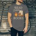 Read S'More Books Campfire Reading Book Lovers Camper Unisex Jersey T-Shirt