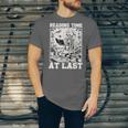 Reading Time At Last Book Lover Introvert Skeleton Reading Unisex Jersey T-Shirt Reading Time At Last Book Lover Introvert Skeleton Reading Unisex Jersey T-Shirt