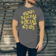 Retro Anti Social Club Bees Introvert Women Men Unisex Jersey T-Shirt