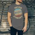Retro Cassette Never Forget Nostalgia Vintage Unisex Jersey T-Shirt