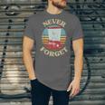 Retro Gaming Never Forget Nostalgia Vintage Unisex Jersey T-Shirt