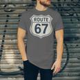 Retro Route 67 Highway Sign Vintage Road Nostalgia Unisex Jersey T-Shirt Retro Route 67 Highway Sign Vintage Road Nostalgia Unisex Jersey T-Shirt