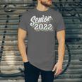 Retro Senior Class Of 2022 Men Women Graduation 90's Grad Unisex Jersey T-Shirt