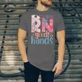 You RN Good Hands Cute Nurse Nursing Student Graduation Unisex Jersey T-Shirt