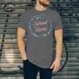 School Nurse Cute Adult Graduation Tshirt Nurses Fun Unisex Jersey T-Shirt