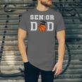 Senior 2026 Dad Basketball Graduation Unisex Jersey T-Shirt