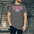 Senior 2026 Pink Coquette Bow Class Of 2026 Graduation Women Unisex Jersey T-Shirt