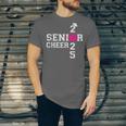 Senior Cheerleader Cheer Class Of 2025 Graduation Graduate Unisex Jersey T-Shirt