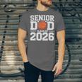 Senior Dad Class Of 2026 Cute Basketball Dad Graduation 2026 Unisex Jersey T-Shirt