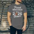 Senior Football Brother Class Of 2026 Graduation Graduate Unisex Jersey T-Shirt