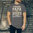 Senior Graduation Proud Papa 2025 Graduate Class Matching Unisex Jersey T-Shirt