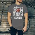 Senior Mom Class Of 2024 Football Proud Mom Graduation Unisex Jersey T-Shirt