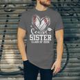 Senior Sister Class Of 2026 Baseball Graduation Heart Unisex Jersey T-Shirt