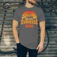 Senior Sunrise Class Of 2026 Graduation Proud Graduate Retro Unisex Jersey T-Shirt