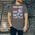 Snowman Winter Snow So Many Books Christmas Snow Little Time Unisex Jersey T-Shirt